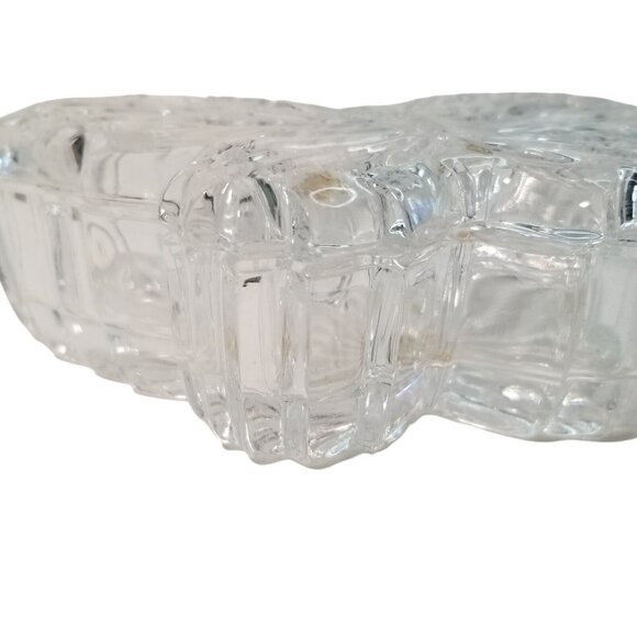 Crystal Butterfly Trinket Box Dish Nachtmann 24% Lead Bleikristall Germany VTG - Picture 3 of 12